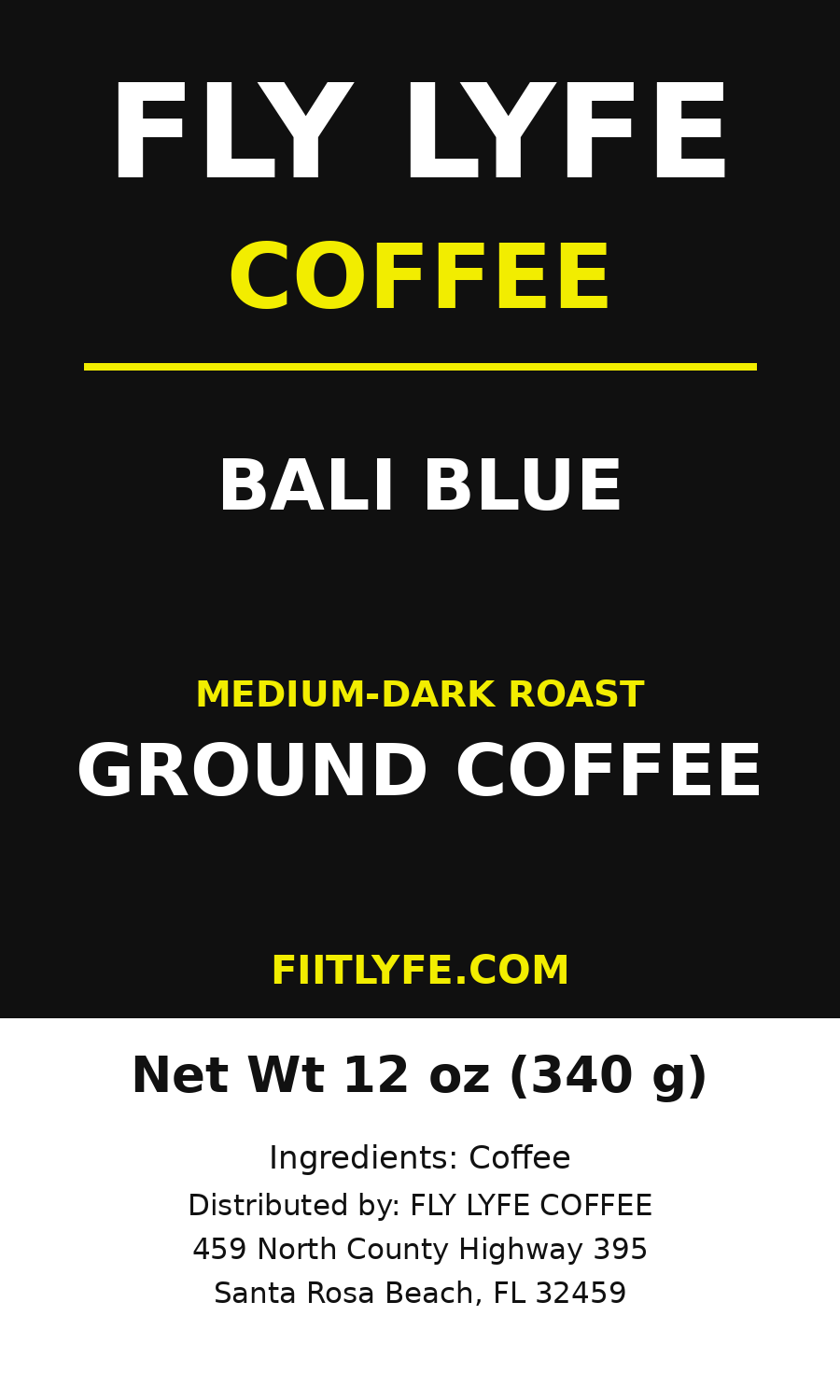 Bali Blue label preview