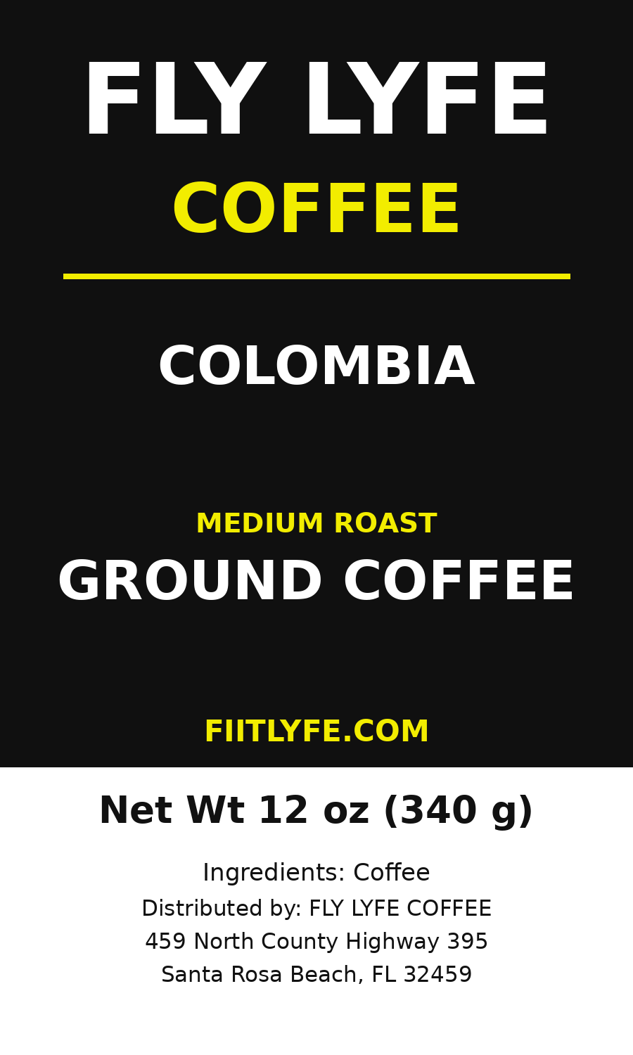 Colombia label preview
