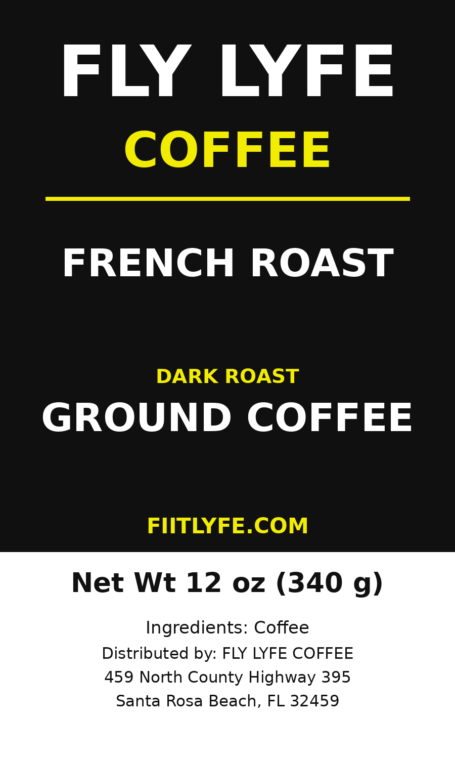 French Roast label preview