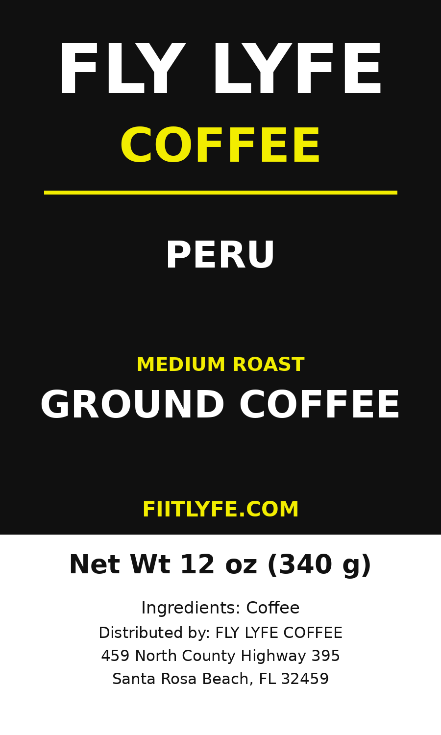 Peru label preview