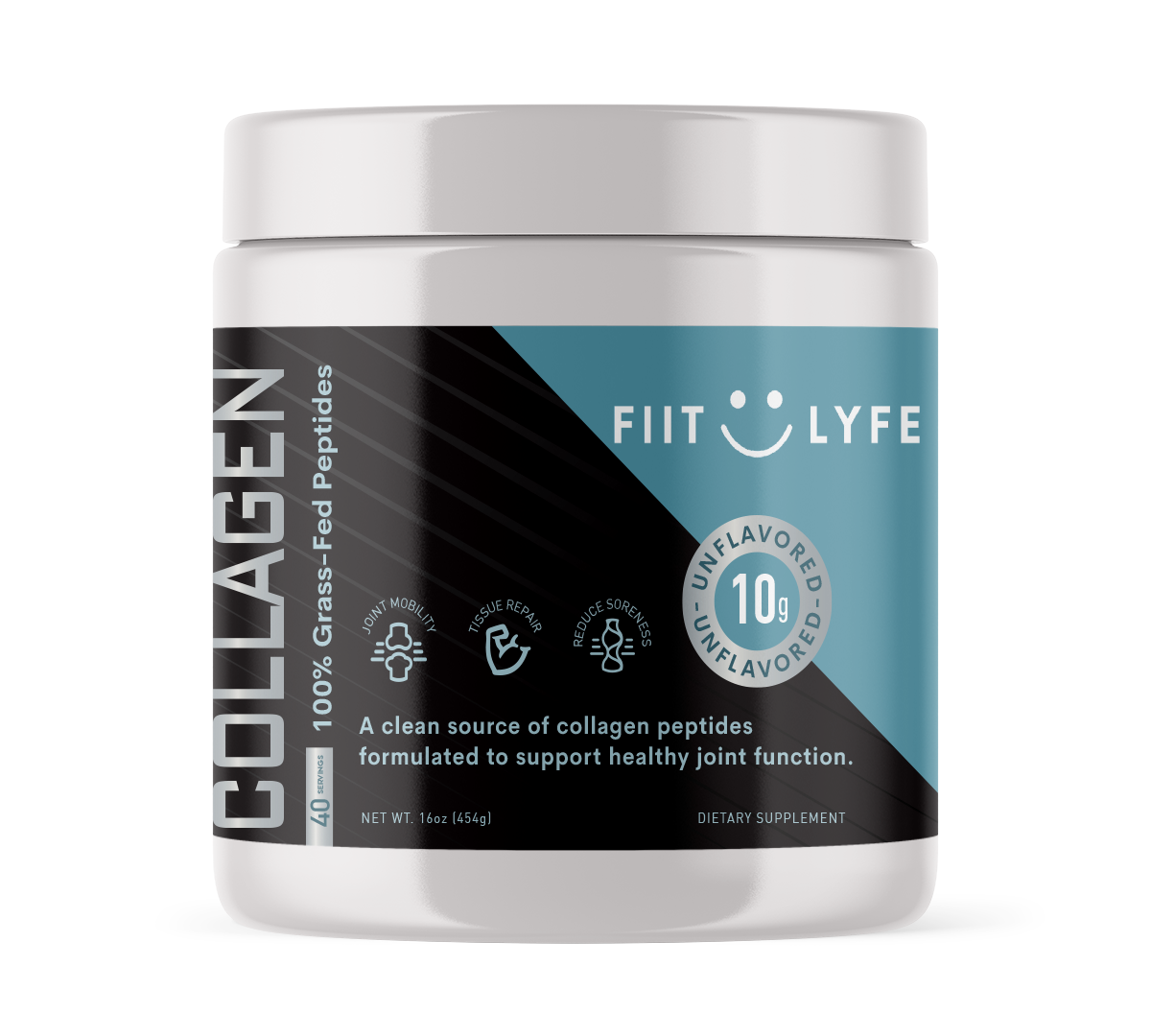Grass-Fed Collagen Peptides FIIT LYFE packaging