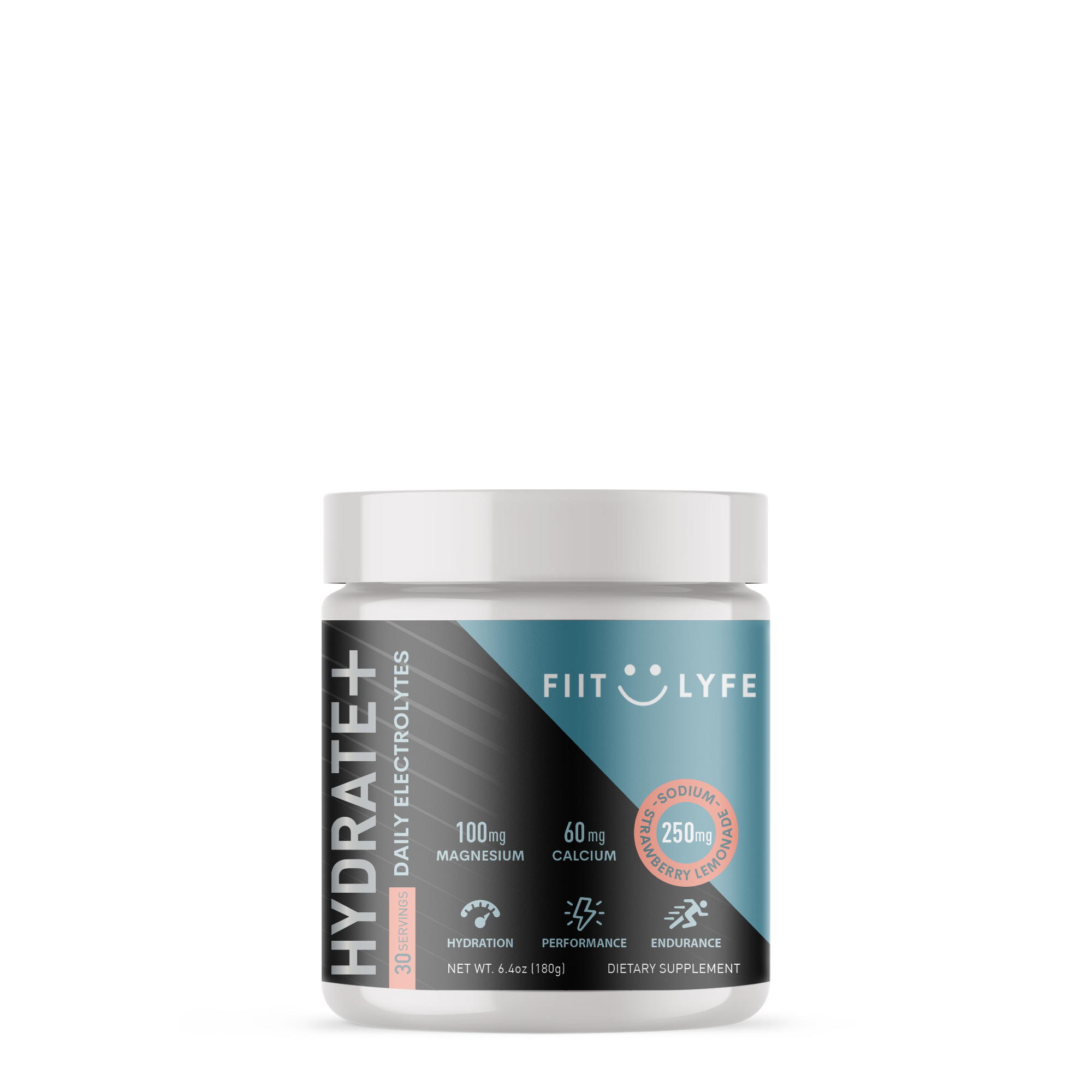 Hydrate+ FIIT LYFE packaging