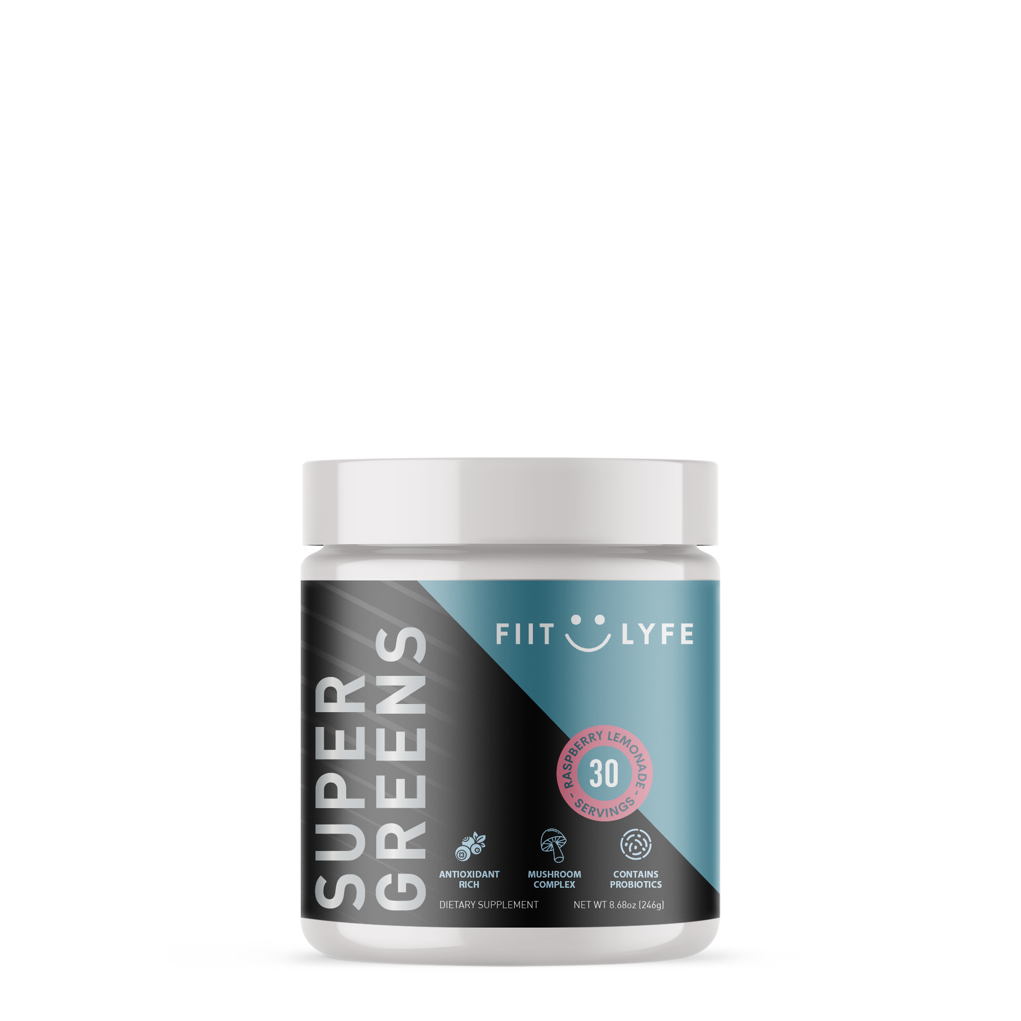 Super Greens FIIT LYFE packaging